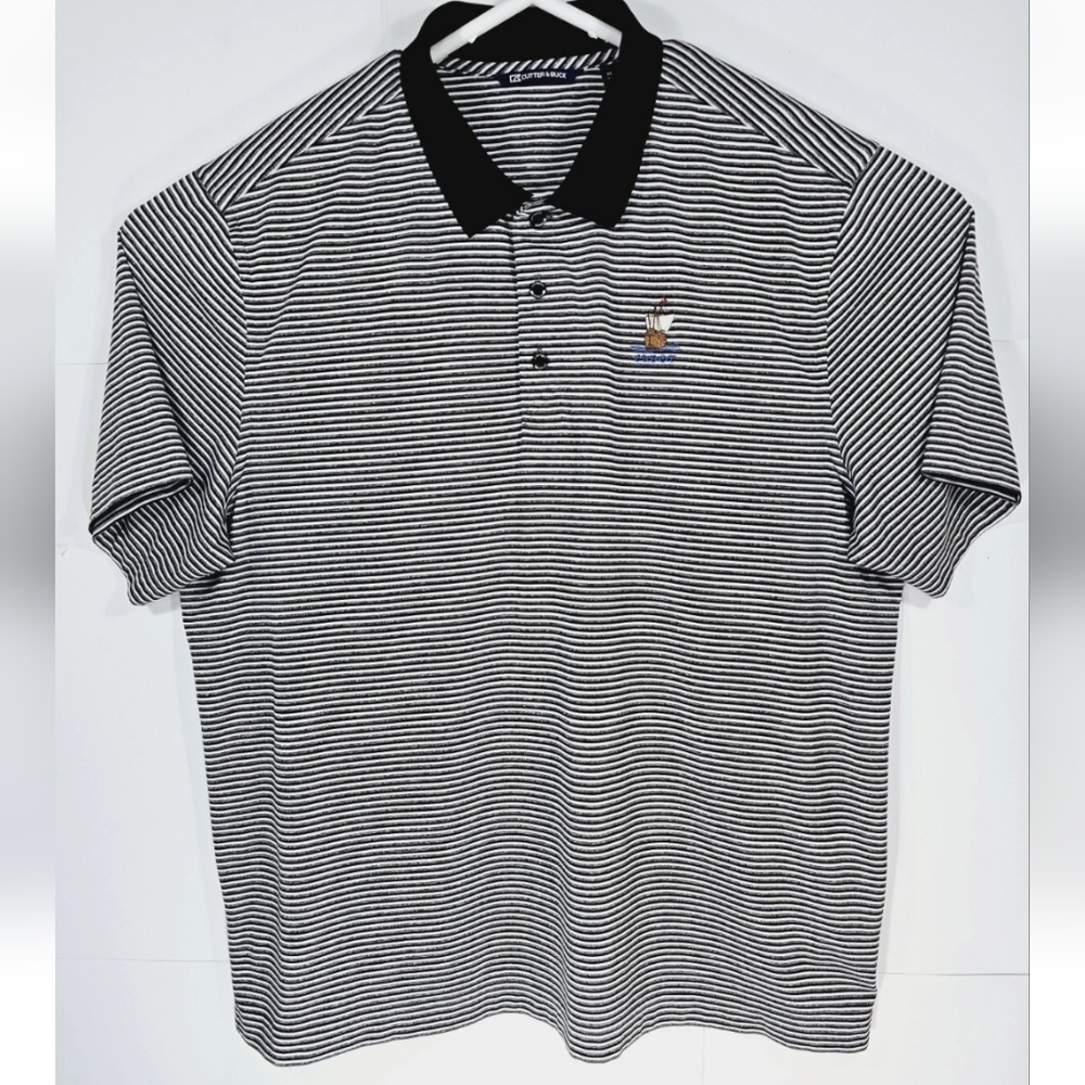 Cutter & Buck Mens XL Golf Shirt Polo Cabot Links Golf Cape Breton NS